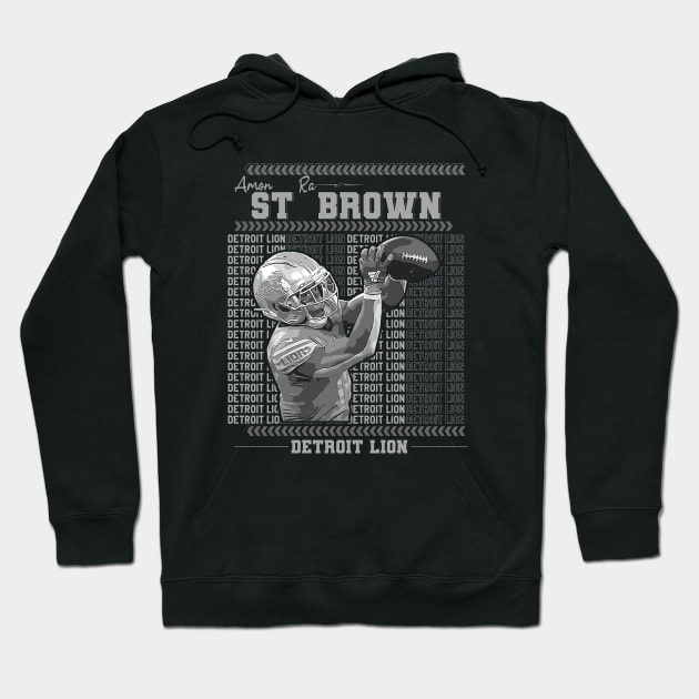 Amon Ra St. Brown Hoodie by Aloenalone